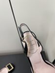 Roger Vivier - Patent Leather Metal Buckle Trumpet Slingback Pumps