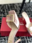 Roger Vivier - Trompette Metal Buckle Mules in Patent Leather