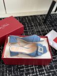 Roger Vivier - Très Vivier Strass Buckle Mules in Patent Leather