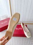 Roger Vivier - Très Vivier Strass Buckle Ballerinas in Nappa Leather