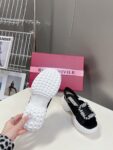 Roger Vivier - Viv' Run Light Strass Buckle Sandals in Fabric