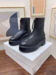 The Row - Zipped Boot I in Leather