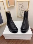 The Row - Zipped Boot I in Leather