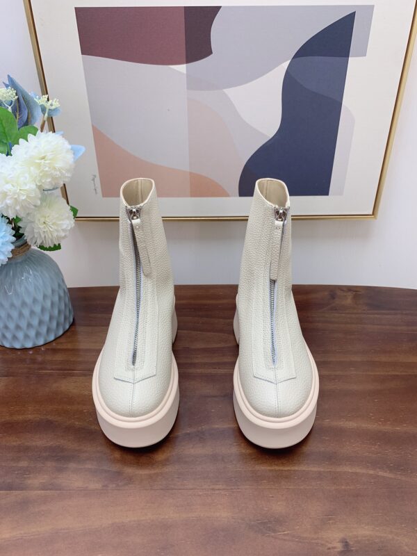 The Row - Zipped Boot I in Leather