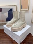 The Row - Zipped Boot I in Leather
