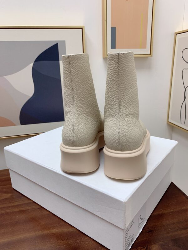 The Row - Zipped Boot I in Leather