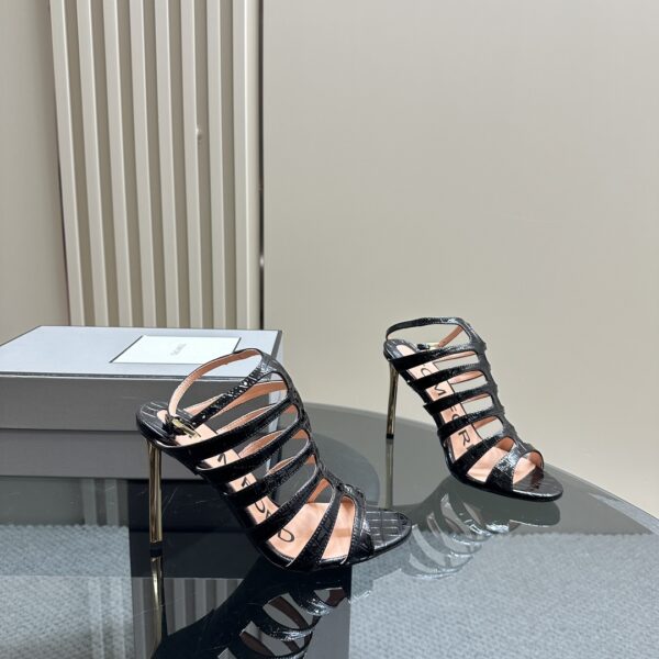 Tom Ford - Stamped Crocodile Leather Carine Sandal
