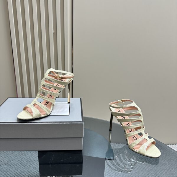 Tom Ford - Stamped Crocodile Leather Carine Sandal