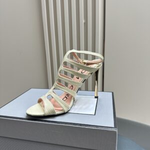 Tom Ford - Stamped Crocodile Leather Carine Sandal