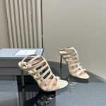 Tom Ford - Stamped Crocodile Leather Carine Sandal