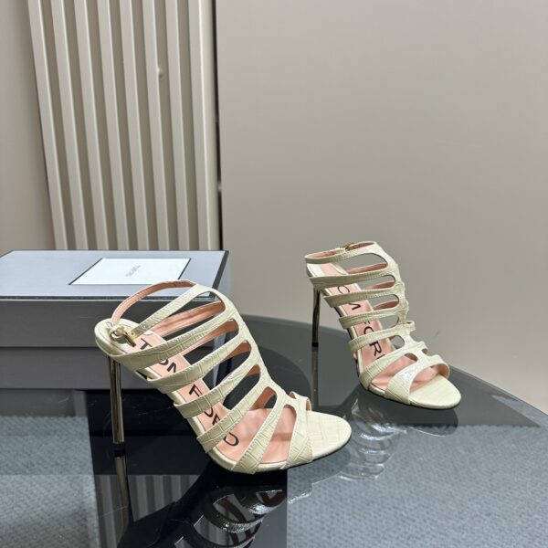 Tom Ford - Stamped Crocodile Leather Carine Sandal