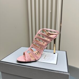 Tom Ford - Stamped Crocodile Leather Carine Sandal