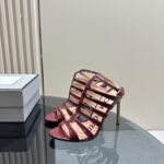 Tom Ford - Stamped Crocodile Leather Carine Sandal