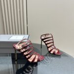 Tom Ford - Stamped Crocodile Leather Carine Sandal