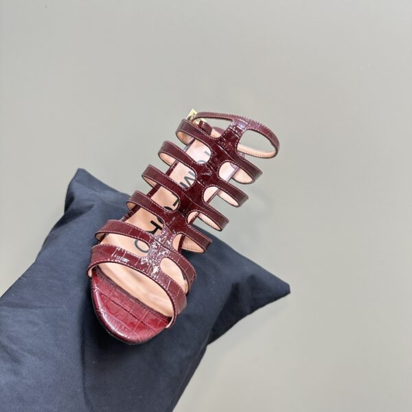 Tom Ford - Stamped Crocodile Leather Carine Sandal