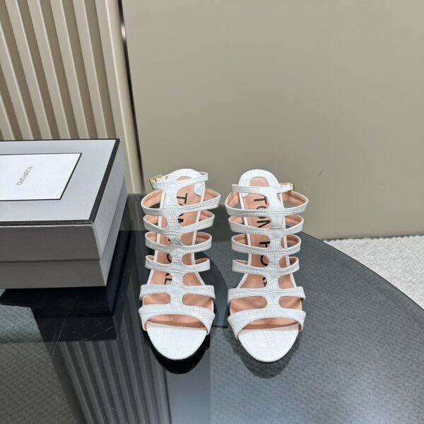 Tom Ford - Stamped Crocodile Leather Carine Sandal