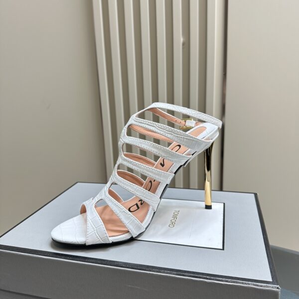 Tom Ford - Stamped Crocodile Leather Carine Sandal