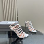 Tom Ford - Stamped Crocodile Leather Carine Sandal