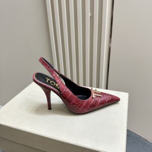 Tom Ford - Logo-Plaque Slingback Pumps