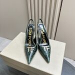 Tom Ford - Logo-Plaque Slingback Pumps