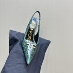 Tom Ford - Logo-Plaque Slingback Pumps