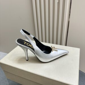 Tom Ford - Logo-Plaque Slingback Pumps