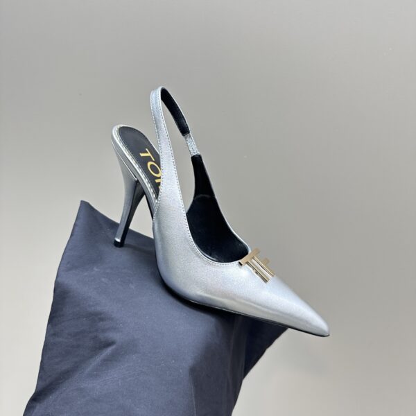 Tom Ford - Logo-Plaque Slingback Pumps
