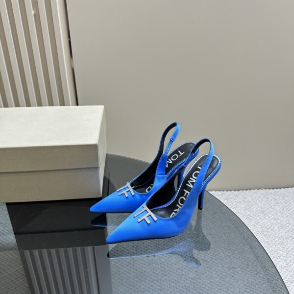 Tom Ford - Logo-Plaque Slingback Pumps
