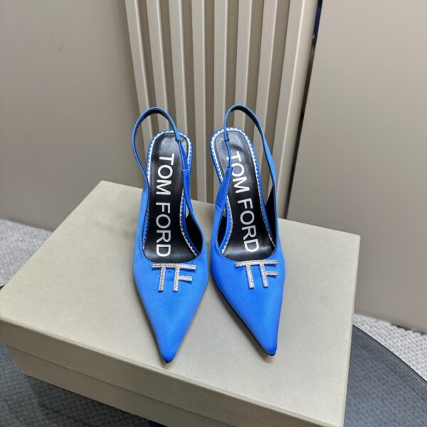 Tom Ford - Logo-Plaque Slingback Pumps