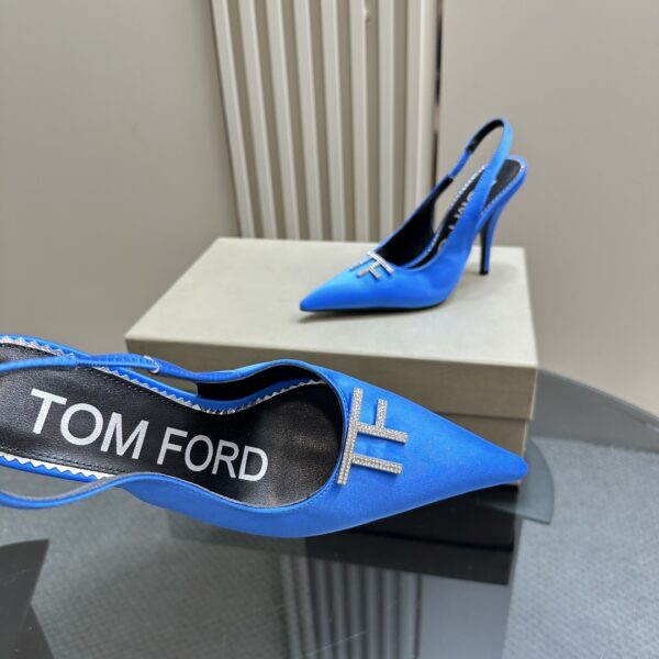 Tom Ford - Logo-Plaque Slingback Pumps