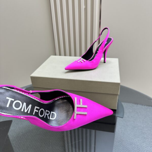 Tom Ford - Logo-Plaque Slingback Pumps