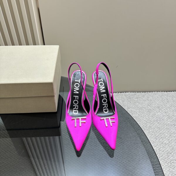 Tom Ford - Logo-Plaque Slingback Pumps