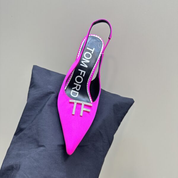 Tom Ford - Logo-Plaque Slingback Pumps