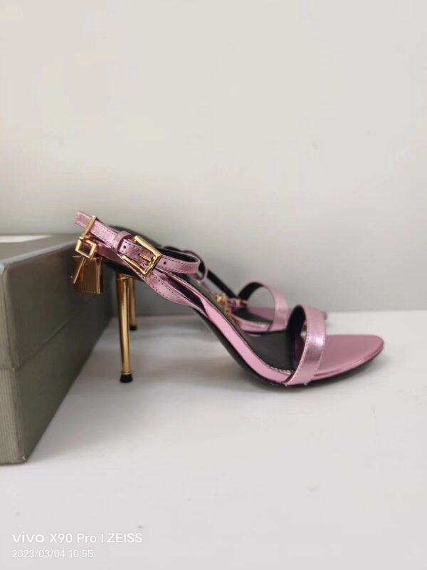 Tom Ford - Padlock Pointy Naked Sandal 85mm