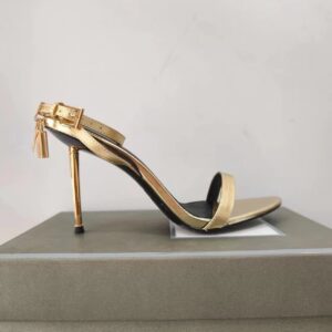 Tom Ford - Padlock Pointy Naked Sandal 85mm