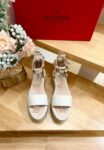Valentino - Rockstud 55mm Leather Espadrilles