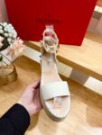 Valentino - Rockstud 55mm Leather Espadrilles