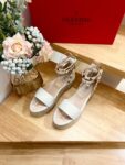 Valentino - Rockstud 55mm Leather Espadrilles