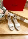 Valentino - Rockstud 55mm Leather Espadrilles