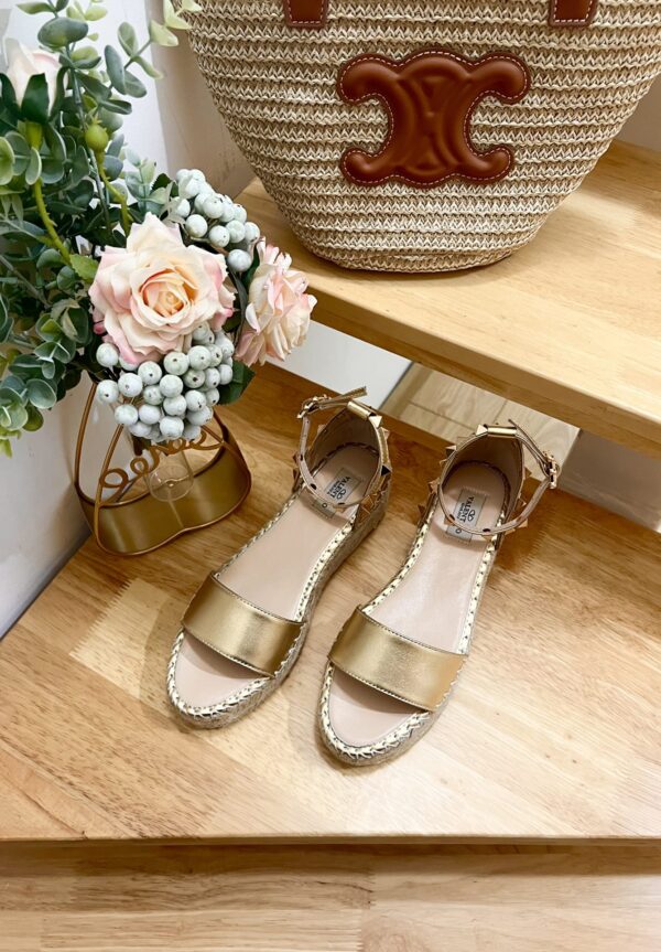 Valentino - Rockstud 55mm Leather Espadrilles