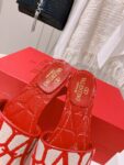 Valentino - Toile Iconographe Slide Sandal