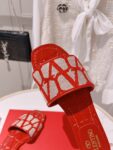 Valentino - Toile Iconographe Slide Sandal