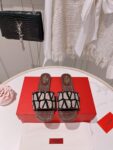 Valentino - Toile Iconographe Slide Sandal