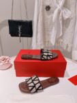 Valentino - Toile Iconographe Slide Sandal