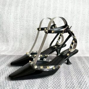 Valentino - Rockstud Couture 50mm Leather Pumps