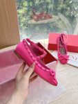 Valentino - Rockstud Satin Ballerina
