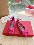 Valentino - Rockstud Satin Ballerina