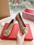 Valentino - Rockstud Patent Leather Ballerina