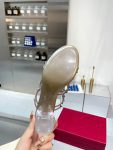 Valentino - Rockstud Calfskin Leather Slide Sandal 60mm