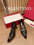 Valentino - Rockstud Studded Toecap Pointed-Toe Pumps
